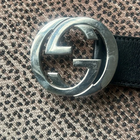 Gucci leather belt size small 🖤🤍 - Picture 5 of 6